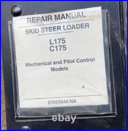 New Holland L175 C175 Skid Steer Preliminary Repair Service Manual Binder