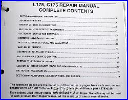 New Holland L175 C175 Skid Steer & Track Loader Service Repair Manual Complete