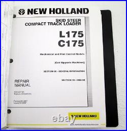 New Holland L175 C175 Skid Steer & Track Loader Service Repair Manual Complete