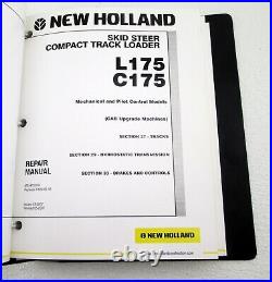 New Holland L175 C175 Skid Steer & Track Loader Service Repair Manual Complete