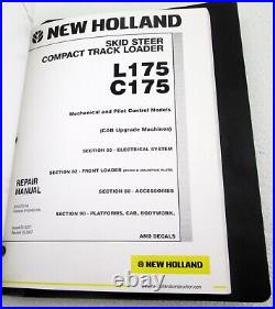 New Holland L175 C175 Skid Steer & Track Loader Service Repair Manual Complete