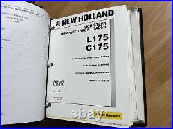 New Holland L175 C175 skid steer Genuine repair manual Set OEM