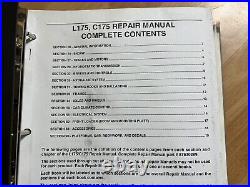 New Holland L175 C175 skid steer Genuine repair manual Set OEM