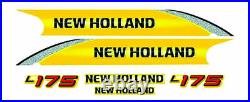 New Holland L175 Skid Steer Loader Decals / Stickers (Compatible Complete Set)