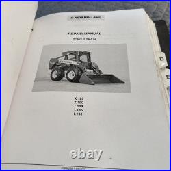 New Holland L180 L185 L190 C185 C190 Skid Steer Loader Service Repair Manual
