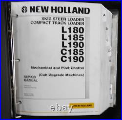 New Holland L180 L185 L190 C185 C190 Skid Steer Loader Tractor Service Manuals