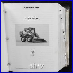 New Holland L180 L185 L190 C185 C190 Skid Steer Loader Tractor Service Manuals