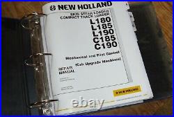 New Holland L180 L185 L190 CU Skid Steer Loader Service Repair Manual 87630288