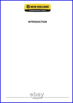 New Holland L213/15/18/20/23/25/30, C227/232/238 Skid Steer Loader Service Manual