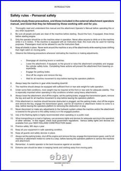 New Holland L213/15/18/20/23/25/30, C227/232/238 Skid Steer Loader Service Manual