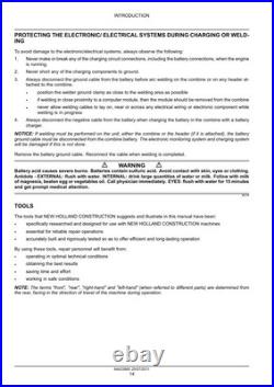 New Holland L213/15/18/20/23/25/30, C227/232/238 Skid Steer Loader Service Manual