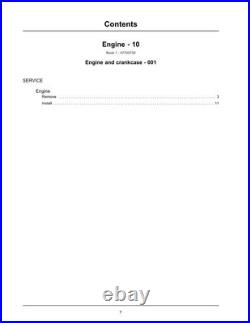 New Holland L213, L216 Tier 4 Skid Steer Loader Service Manual Repair Shop Book