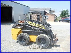 New Holland L218 2011 3800 HRS OROPS Runs Good Needs seat, and Tires Skid Loader