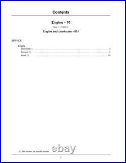 New Holland L218, L220 Tier 4B Skid Steer Loader Service Manual Repair Shop Book