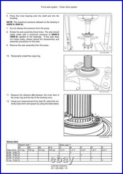 New Holland L218, L220 Tier 4B Skid Steer Loader Service Manual Repair Shop Book