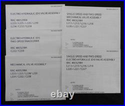 New Holland L221 L223 L225 L230 C227 C232 C238 SKID STEER Schematic Set 36x24