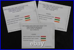 New Holland L221 L223 L225 L230 C227 C232 C238 SKID STEER Schematic Set 36x24