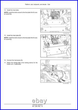 New Holland L221, L228, C227, C232 Tier 4B Skid Steer Track Loader Service Manual