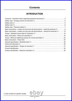 New Holland L221, L228, C227, C232 Tier 4B Stage 4 Skid Steer Loader Service Manual