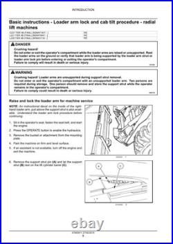 New Holland L221, L228, C227, C232 Tier 4B Stage 4 Skid Steer Loader Service Manual