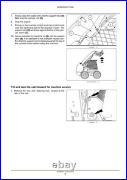 New Holland L221, L228, C227, C232 Tier 4B Stage 4 Skid Steer Loader Service Manual