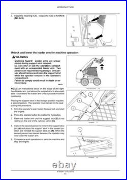 New Holland L221, L228, C227, C232 Tier 4B Stage 4 Skid Steer Loader Service Manual