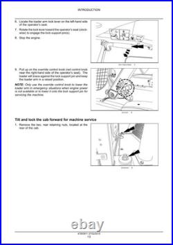 New Holland L221, L228, C227, C232 Tier 4B Stage 4 Skid Steer Loader Service Manual