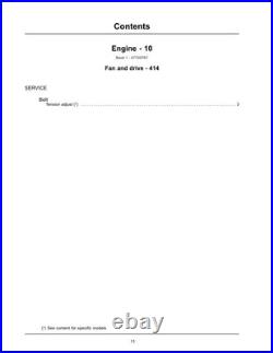 New Holland L223, L225, L230, C232, C238 Tier 4A Skid Steer Loader Service Manual