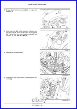 New Holland L223, L225, L230, C232, C238 Tier 4A Skid Steer Loader Service Manual