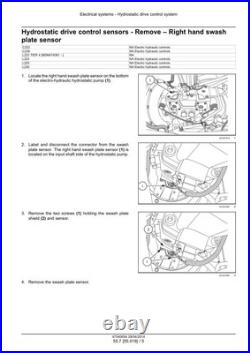 New Holland L223, L225, L230, C232, C238 Tier 4A Skid Steer Loader Service Manual