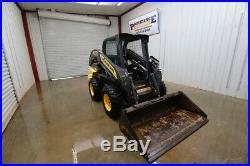 New Holland L225 Wheeled Skid Steer Loader, Open Rops, 57hp, High Flow, 2 Speed