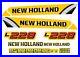 New Holland L228 Skid Steer Loader Decals / Stickers (Compatible Complete Set)