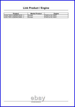 New Holland L230, C238 Tier 4A Skid Steer Compact Track Loader Service Manual