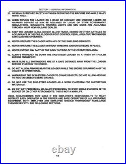 New Holland L250, L255 Skid Steer Loader Service Manual Repair Shop Book