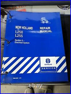 New Holland L250 L255 Skid Steer Loader Service Repair Manual NH ORIGINAL 3/00