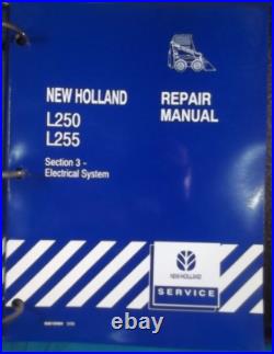 New Holland L250 L255 Skid Steer Service Shop Repair Workshop Manual