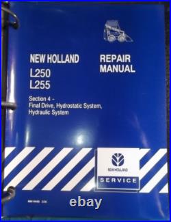 New Holland L250 L255 Skid Steer Service Shop Repair Workshop Manual