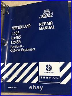 New Holland L465, LX465, LX485 Skid Steer Service Manual Set Original