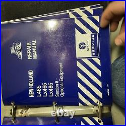 New Holland L465 LX465 LX485 Skid Steer Service Repair Manual Oem