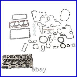 New Holland L555 L553 Skid-Steer Loader Cylinder Head & Gasket Complete