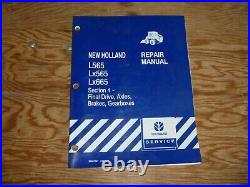New Holland L565 LX565 LX665 Skid Steer Loader Axle Brakes Service Repair Manual