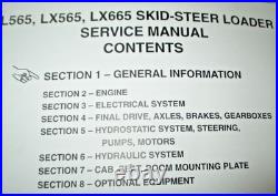 New Holland L565 LX565 LX665 Skid Steer Loader Service Repair Manual ORIGINAL