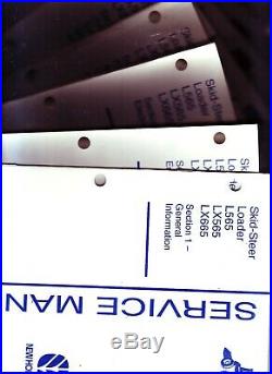 New Holland L565 LX565 LX665 Skid Steer Loader Shop Service Repair Manual Set