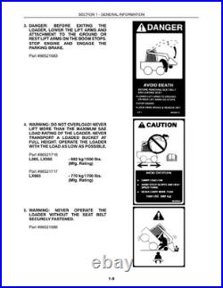 New Holland L565, Lx565, Lx665 Skid Steer Loader Service Manual Repair Shop Book