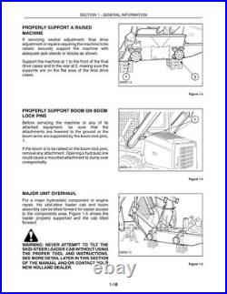 New Holland L565, Lx565, Lx665 Skid Steer Loader Service Manual Repair Shop Book