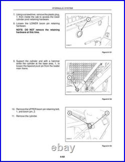 New Holland L565, Lx565, Lx665 Skid Steer Loader Service Manual Repair Shop Book