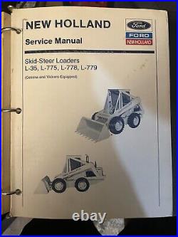 New Holland L775 L779 L778 L35 Skid Steer Loader Chassis Service Repair Manual
