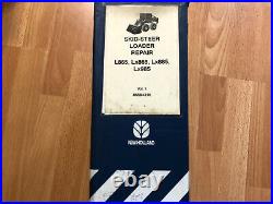 New Holland L865 LX865 LX885 LX985 skid steer factory repair manual set OEM