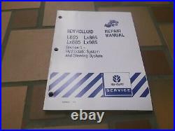 New Holland L865 LX865 Skid Steer Hydrostatic Steering Service Repair Manual