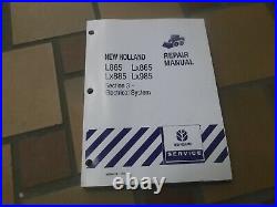 New Holland L865 LX865 Skid Steer Loader Electrical Wiring Diagram Repair Manual